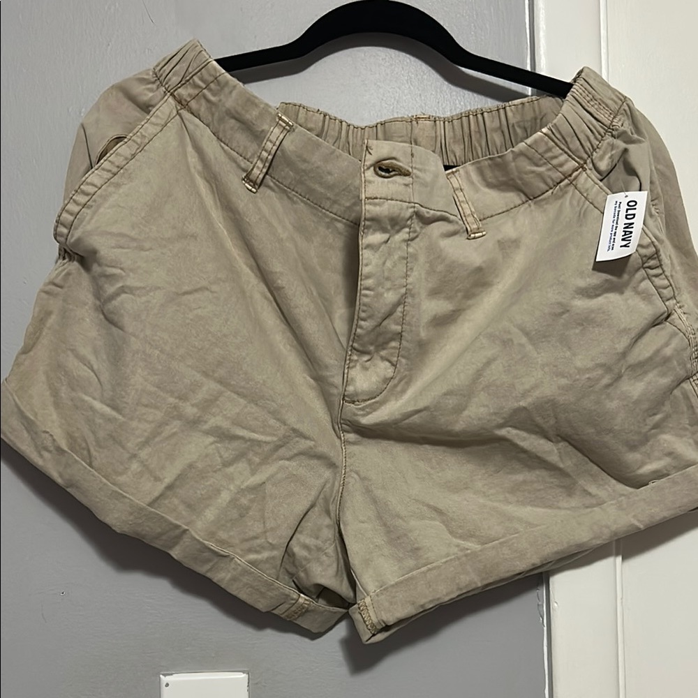 Old Navy Tan Bermuda Shorts Relaxed Fit